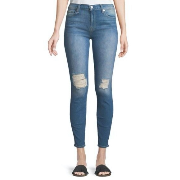 7 For All Mankind Denim - 7 For All Mankind | High Rise Gwenevere Ankle